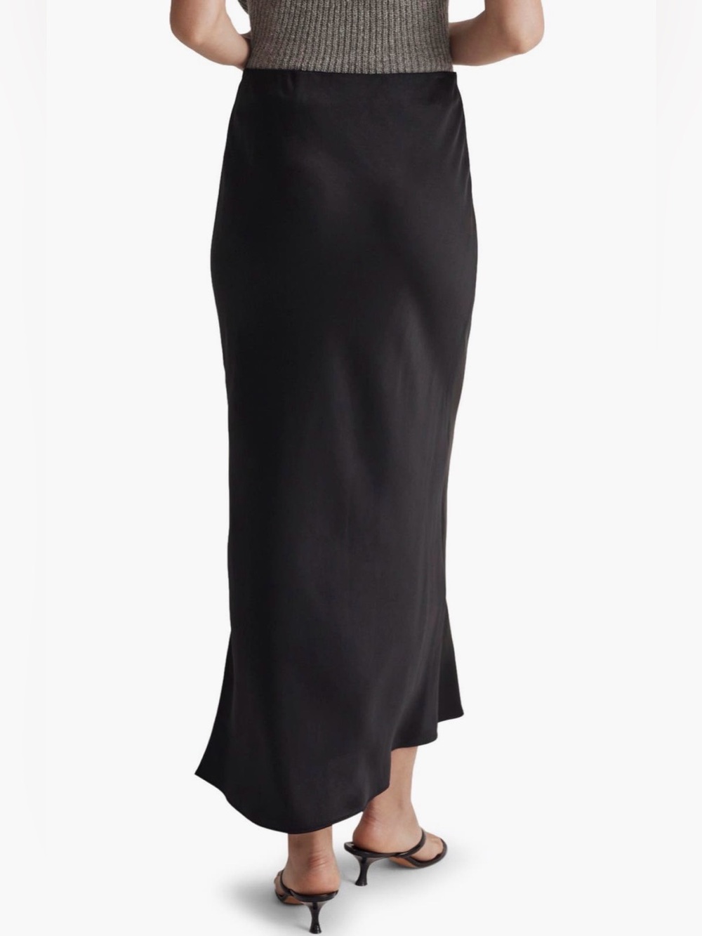 NEW…Madewell Satin Slip Skirt - Picture 2 of 6